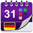 Deutsch Kalender 2025 ikon