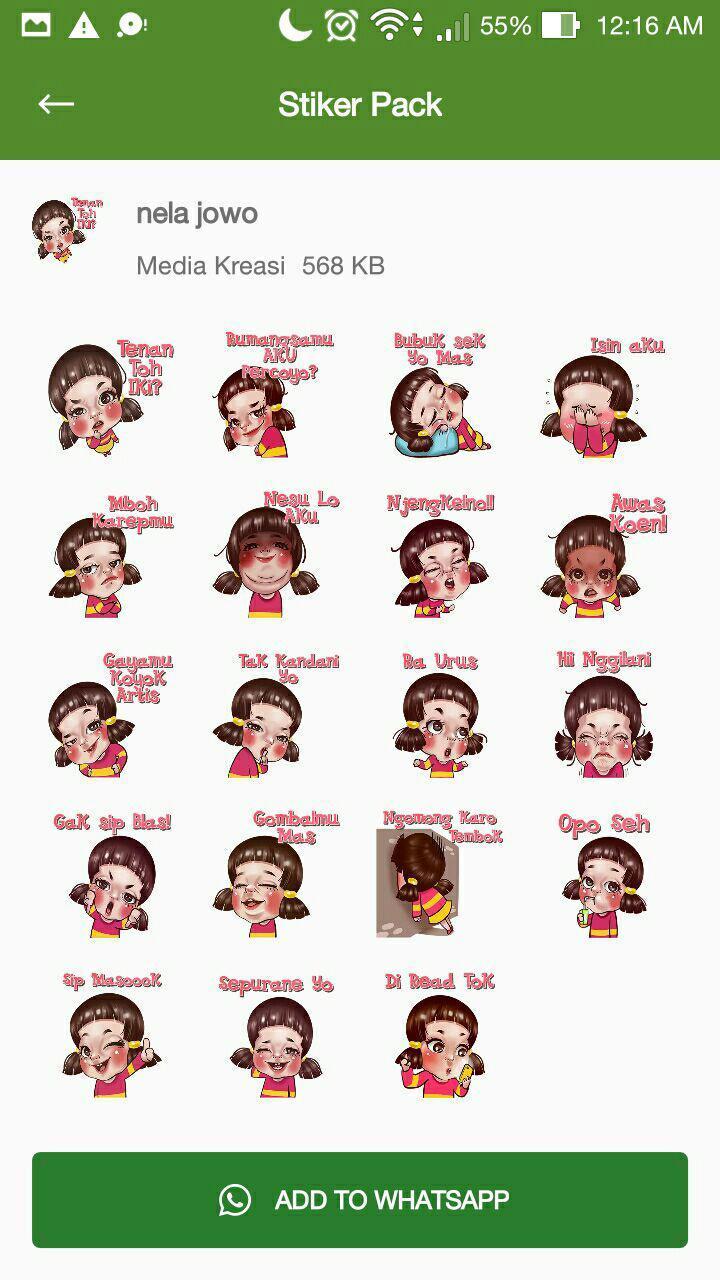 Stiker Jowo Dagelan Koplak Part Ii Wastickerpack For Android