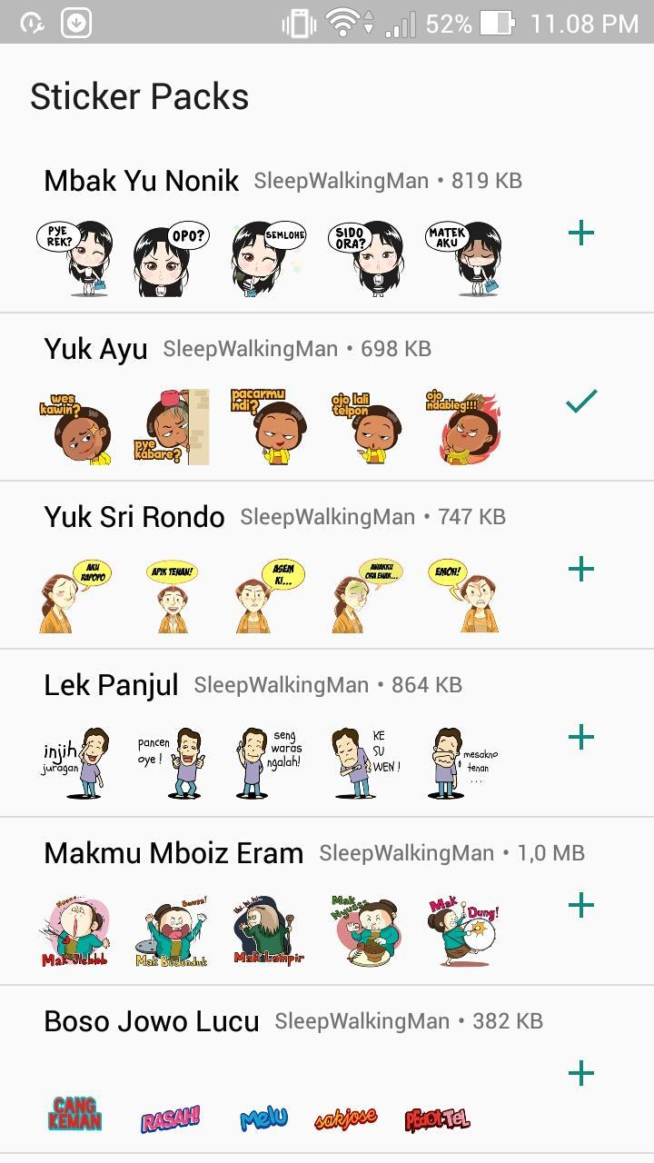 1000 Stiker Jowo Koplak Wastickerpack For Android Apk Download