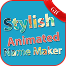 Animowane stylowe imię i nazwisko aplikacja