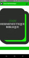 Herméneutique biblique Affiche