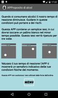 1 Schermata APProposito di alcol