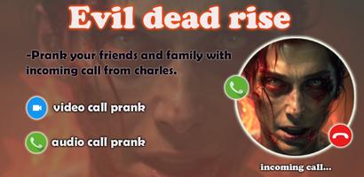Evil dead rise-video call chat постер