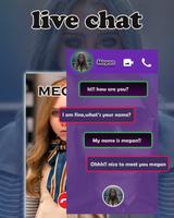 megan fake call video chat 海報