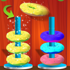 Donut Hoop Stack- Sort it 3D icône
