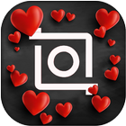 Romantic photo to video maker with music 图标