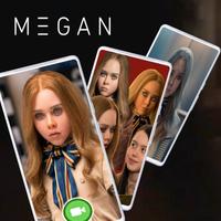 Megan fake video call plakat