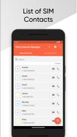 SIM Contacts Manager पोस्टर