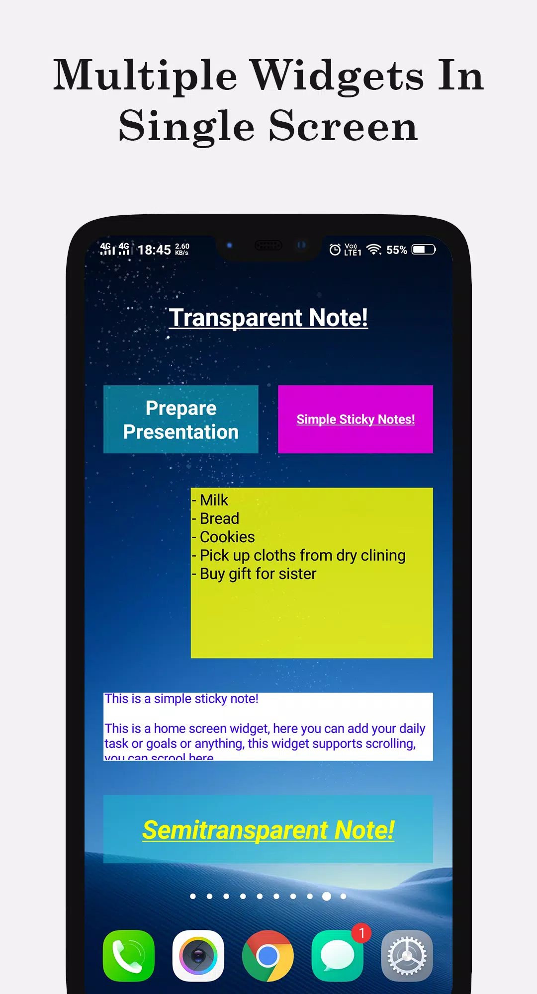 Descarga de APK de A Simple Sticky Note + Widget para Android