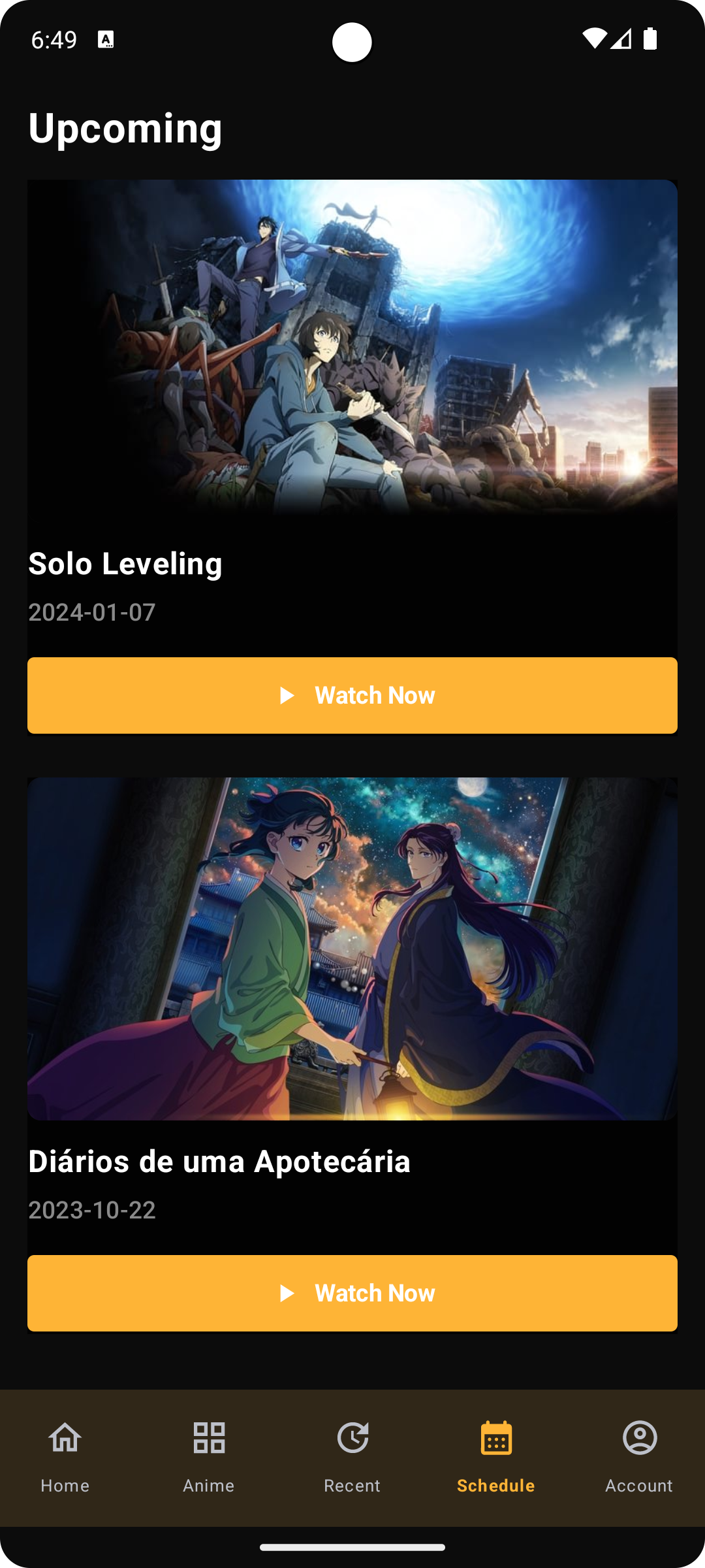 AnimePlay screenshot