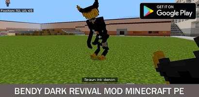 Bendy Dark revival For Mcpe ảnh chụp màn hình 1