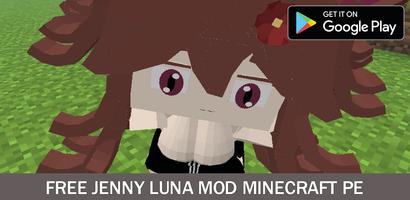Jenny Luna Mod for Minecraft Cartaz