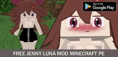 Jenny Luna Mod for Minecraft imagem de tela 1