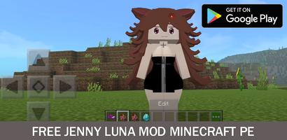 Jenny Luna Mod for Minecraft imagem de tela 2