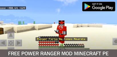 Power Ranger Mod Minecraft imagem de tela 1