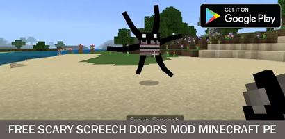 Scary Screech doors for Mcpe poster