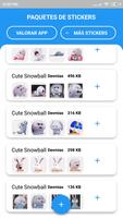 Stickers de conejo snowball 截图 1