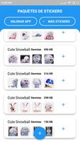 Stickers de conejo snowball screenshot 1