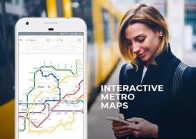پوستر EuroMetro - free subway maps