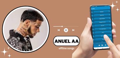 Anuel AA Musica Sin Internet الملصق