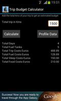 Trip Budget Calculator Cartaz