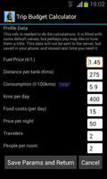 Trip Budget Calculator capture d'écran 1