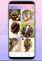 Girl Hairstyle Tutorial: Natural Beauty Ekran Görüntüsü 1