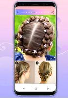 Girl Hairstyle Tutorial: Natural Beauty ภาพหน้าจอ 2