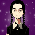 Drawing Wednesday Addams