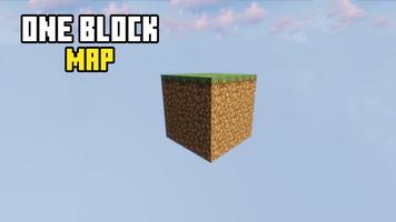 Poster One Block Minecraft Map