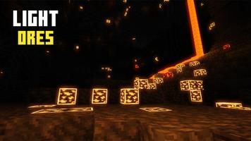 Light Ores Minecraft Mod syot layar 1