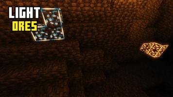 Light Ores Minecraft Mod syot layar 2
