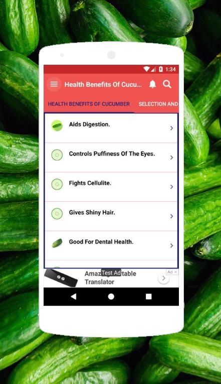 Health Benefits Of Cucumber APK for Android Download Health Benefits Of Cucumber APK for Android Download