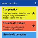 Bloc de notas con colores APK