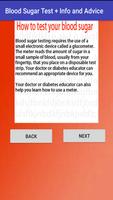 Blood Suger Test Quiz and Advice screenshot 1