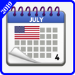 Calendario USA 2019 con festivos