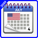Calendario USA 2019 con festivos APK