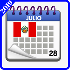 Calendario 2019 icono