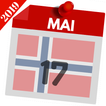 Norsk Kalender 2019 med helligdager