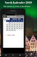 Norsk Kalender 2019 med helligdager capture d'écran 3