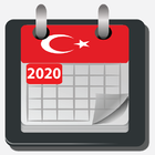 Türkiye takvimi 2020 आइकन