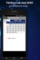 Türkiye takvimi 2019 capture d'écran 3