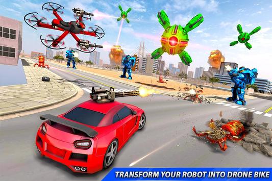 Drone Robot Car Transforming Game– Car Robot Games screenshot 21