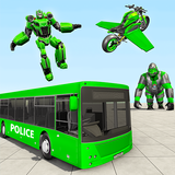 Gorilla Bus Robot : Car Game simgesi