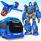 Gorilla Robot transforming game: Bus Robot Car war biểu tượng