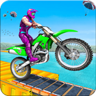 Superhero Bike Stunt Racing 3d-icoon