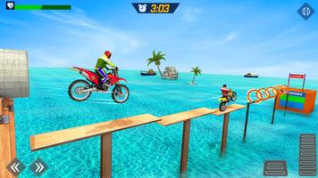 Superhero Bike Stunt Racing 3d screenshot 2