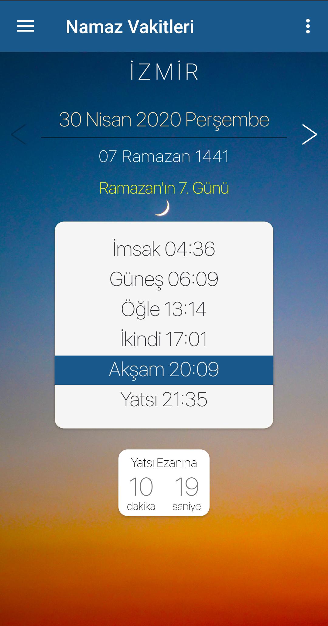 namaz vakitleri pour android telechargez l apk