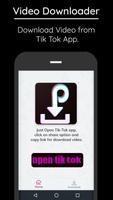 Video Downloader For Tik Tok โปสเตอร์