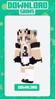 Maid-skin voor Minecraft-poster